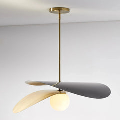 Smoked Glass 75cm Teardrop Pendant Light, Amber Finish, An Asymmetric Amber Glass Teardrop, Dining Table, Bedside & Home Office