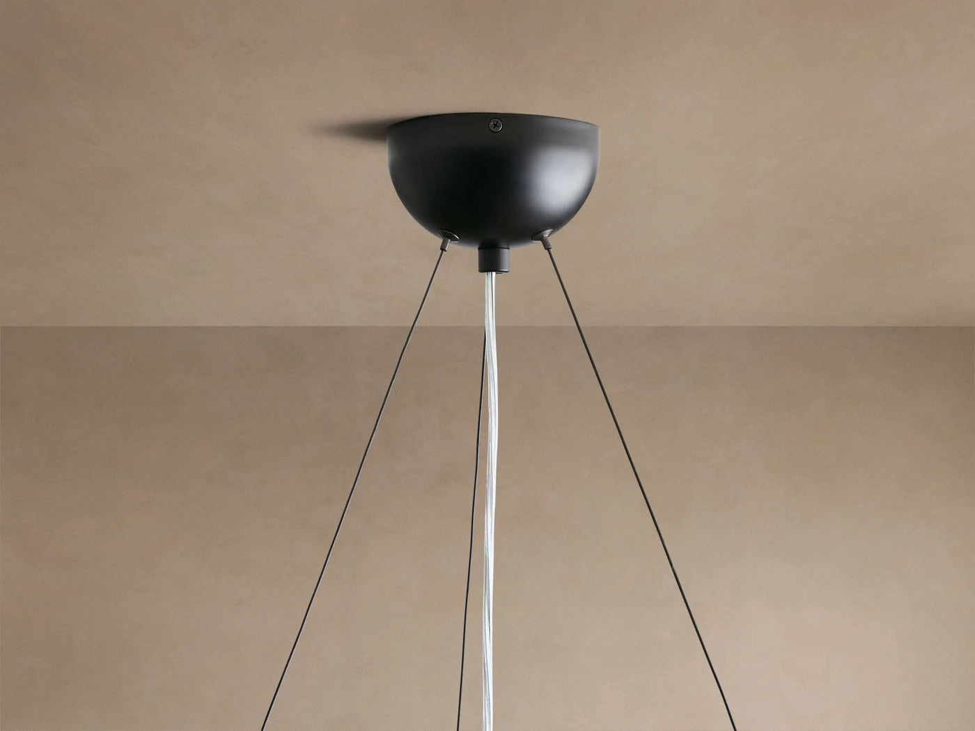 Textured Natural Wood Panel Pendant Light, 38in Live Edge Grain, Fine Cable Suspension, Dining Room & Living Room