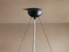 Textured Natural Wood Panel Pendant Light, 38in Live Edge Grain, Fine Cable Suspension, Dining Room & Living Room