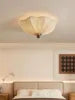 Lilac Pleated Fabric Bell Chandelier, 3 Opal Glass Globes on Brass Arms, Wood Finial, Bulbs Not Included, Dining Room