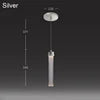 Fluted Clear Glass Cylinder Pendant Light, Chrome Cap Finish, Black Cable Suspended, Contemporary Style, Kitchen Island & Hallway