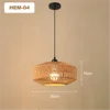 Faceted Jute Rope Drum Pendant Light, Natural Finish, Wide Profile, Black Flex Cable Suspension, Bulb Not Included, Bedroom and Living Room