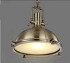 Bronze Steel Dome Pendant Light, Factory Pulley Fitting, Industrial Style, Kitchen Island, Home Office & Dining Table