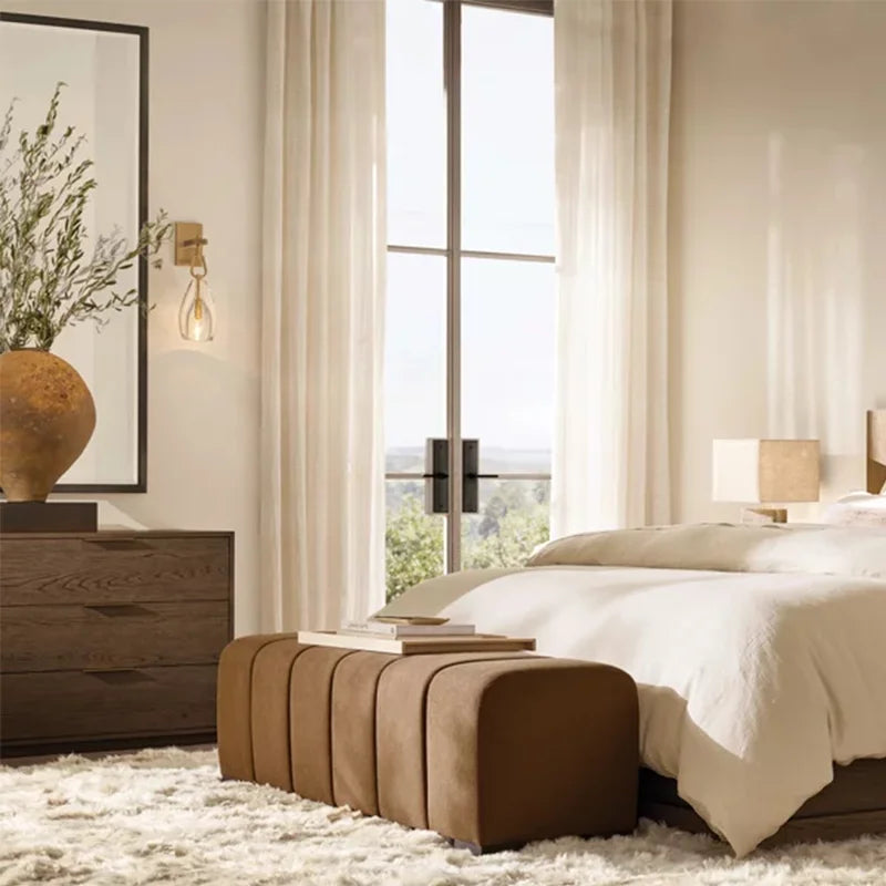 Rippled Clear Glass Teardrop Wall Light, Satin Nickel Bracket Arm, Rectangular Backplate, Bedside, Hallway & Living Room