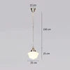 Opal Glass Schoolhouse Bell Pendant Light, Polished Gold Fitting and Chain, Hallway, Kitchen Island & Landing