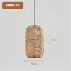 Woven Jute Rope Cylinder Pendant Light, Natural Finish, Black Flex Cable Suspension, Bulb Not Included, Bedroom and Living Room