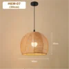Woven Jute Rope Dome Pendant Light, 30cm Shade, Natural Finish, Black Flex Cable Suspension, Bulb Not Included, Bedroom and Living Room