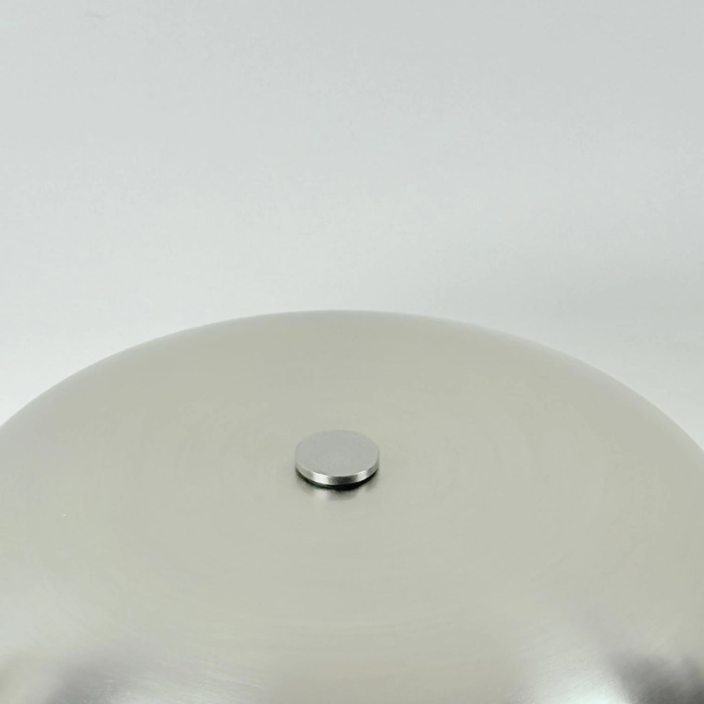 Mushroom Dome Table Lamp, Gold Tone Finish, Cordless Rechargeable Touch Control, Bedside, Console & Home Office