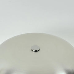 Mushroom Dome Table Lamp, Gold Tone Finish, Cordless Rechargeable Touch Control, Bedside, Console & Home Office