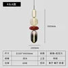 Tiered Glass Bead Pendant Light, Wine Red and Smoked Black Finish, 4 Tier Stack, Black Cord Suspension, Bedside & Dining Table