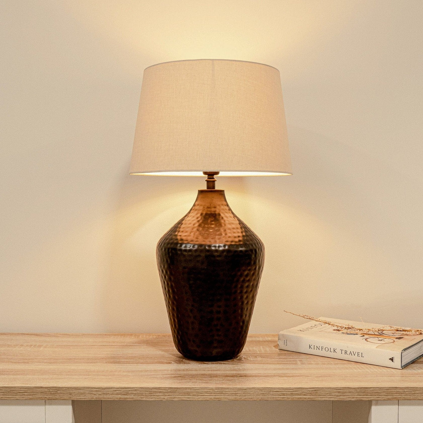 Hale 38cm Metal Lamp Base - Black Bronze
