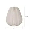 Ribbed Fabric Bell Pendant Light, Ivory Finish, Scalloped Edge, 30cm Drop, Single Bulb, Dining Table and Bedroom