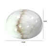 Polished White Marble Dome Table Lamp, Touch Control, Rechargeable & Cordless, Living Room, Bedroom & Bedside Table
