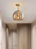 Smoked Amber Glass Globe Cluster Pendant Light, 3 Ombre Spheres on Individual Cables, Dining Table & Kitchen Island