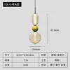 Tiered Glass Bead Pendant Light, Cream and Olive Finish, 3 Tier Stack, Small, Black Cord Suspension, Bedside & Dining Table