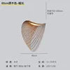 Bronze Wire Strand Bowl Pendant Light, 60cm, Sculptural Draped Shell Form, Contemporary Style, Dining Table & Stairwell