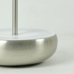 Mushroom Dome Table Lamp, Gold Tone Finish, Cordless Rechargeable Touch Control, Bedside, Console & Home Office