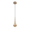 Fluted Glass Cylinder Pendant Light, Gold Finish, A Fluted Glass Jar Shade, Dining Table, Kitchen Island & Bedside