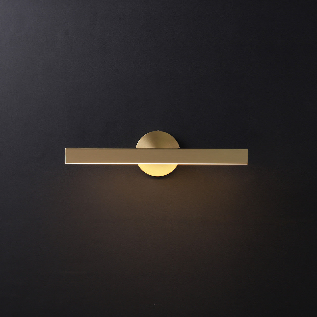 Geometric Brass Wall Light