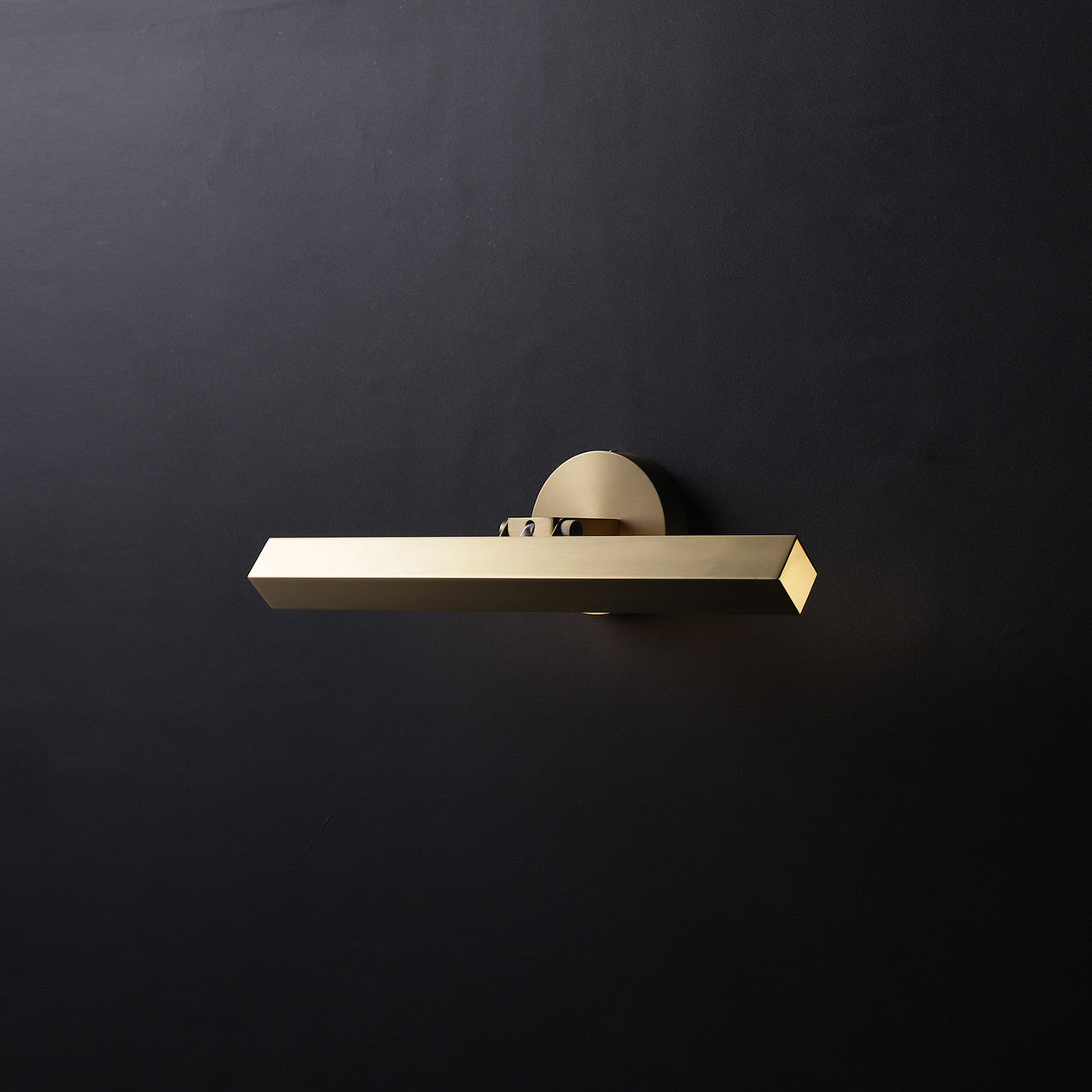 Geometric Brass Wall Light