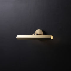 Geometric Brass Wall Light