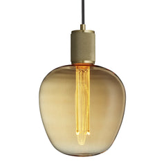 Knurled Edison Large Pendant Light - S190