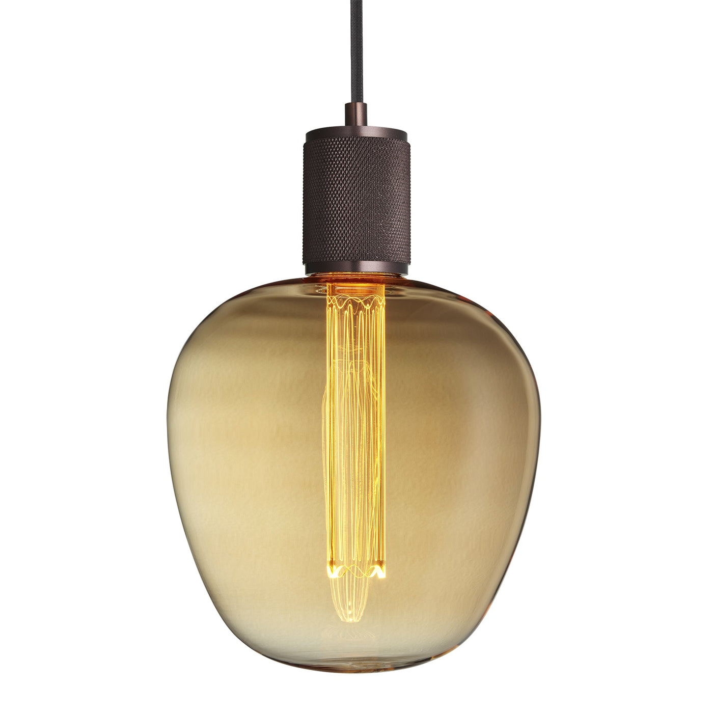 Knurled Edison Large Pendant Light - S190
