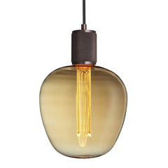 Knurled Edison Large Pendant Light - S190
