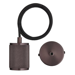 Knurled Edison Large Pendant Light - S190