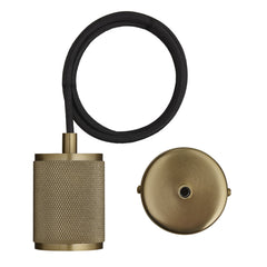 Knurled Edison Large Pendant Light - S190