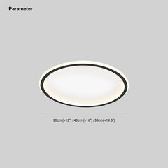 Quasso Flush Mount Ceiling Light Modern LED Round - Neutralighting