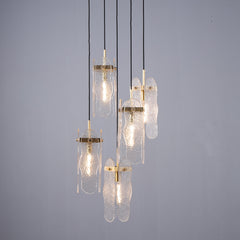 Roxana-II 5 Lights Luxury Brass Pendant
