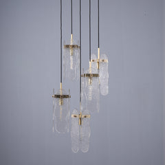 Roxana-II 5 Lights Luxury Brass Pendant