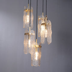 Roxana-II 5 Lights Luxury Brass Pendant
