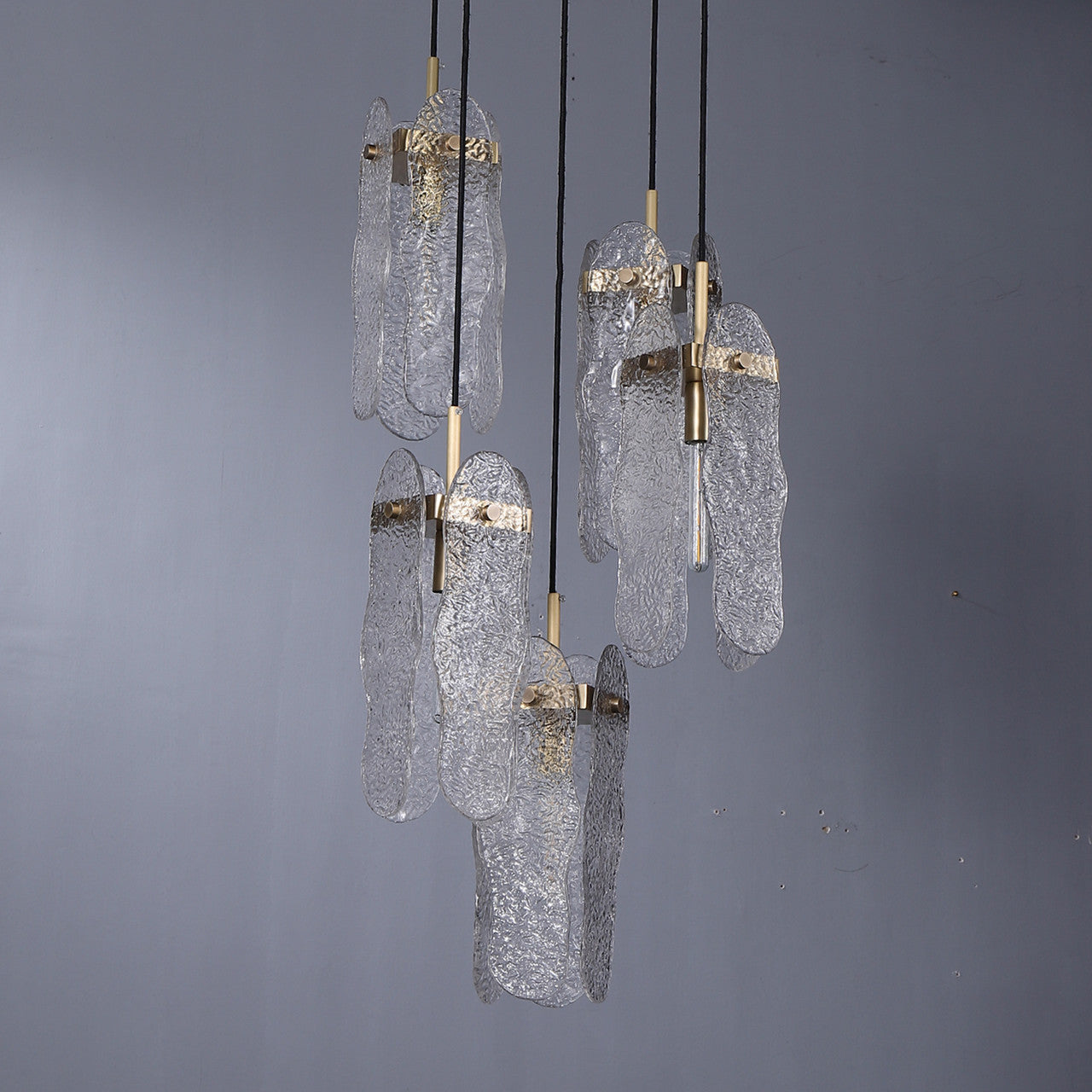 Roxana-II 5 Lights Luxury Brass Pendant
