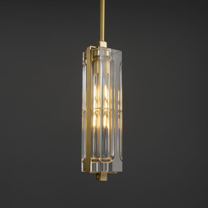 Avner Single Brass Pendant