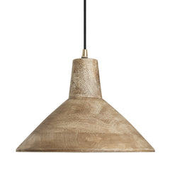 Maribo Wooden Pendant Light - 12 inch