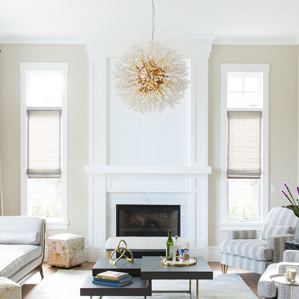 Modern Crystal Sputnik Chandelier