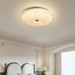 Halo Ceiling Light Ripple Glass - Neutralighting