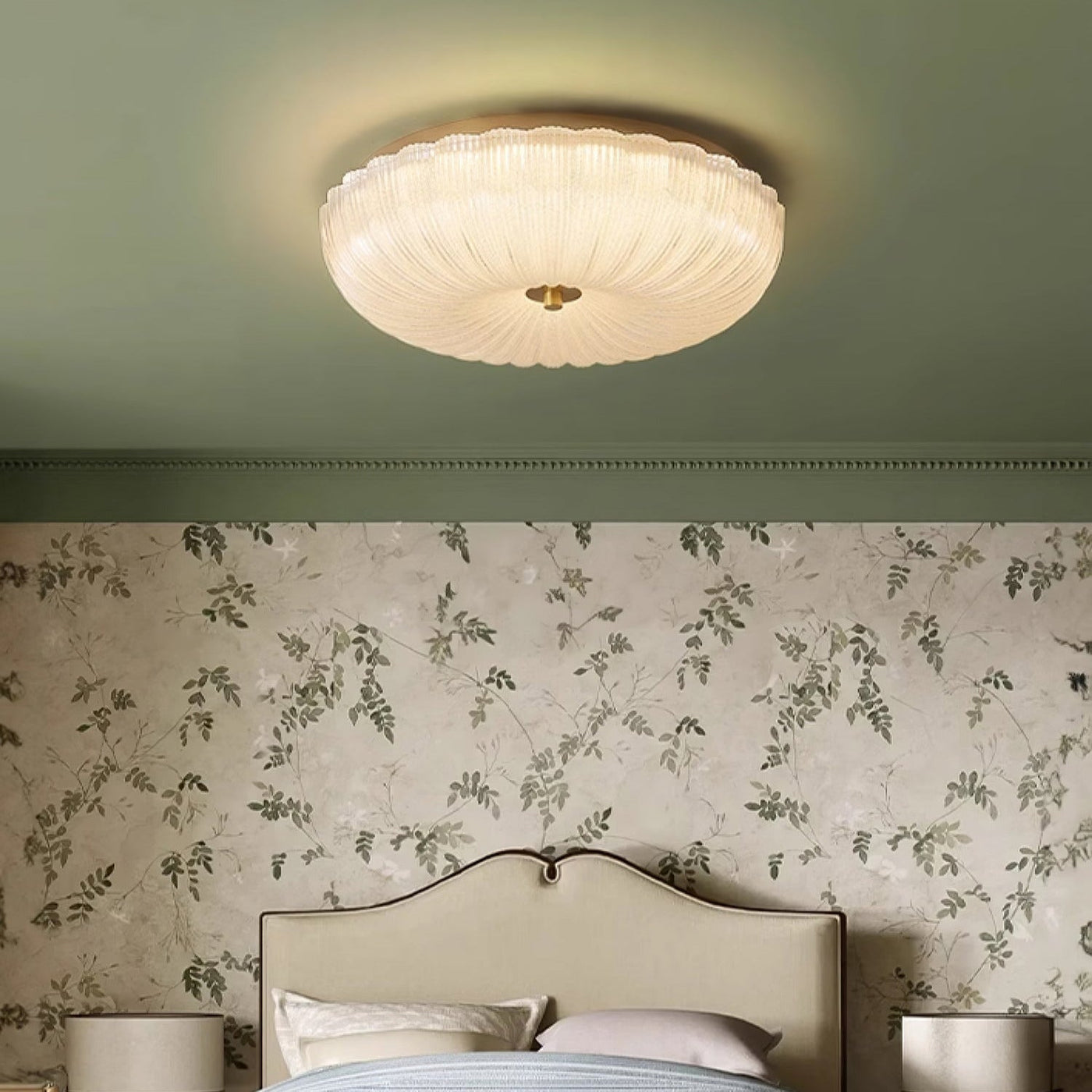 Halo Ceiling Light Ripple Glass - Neutralighting