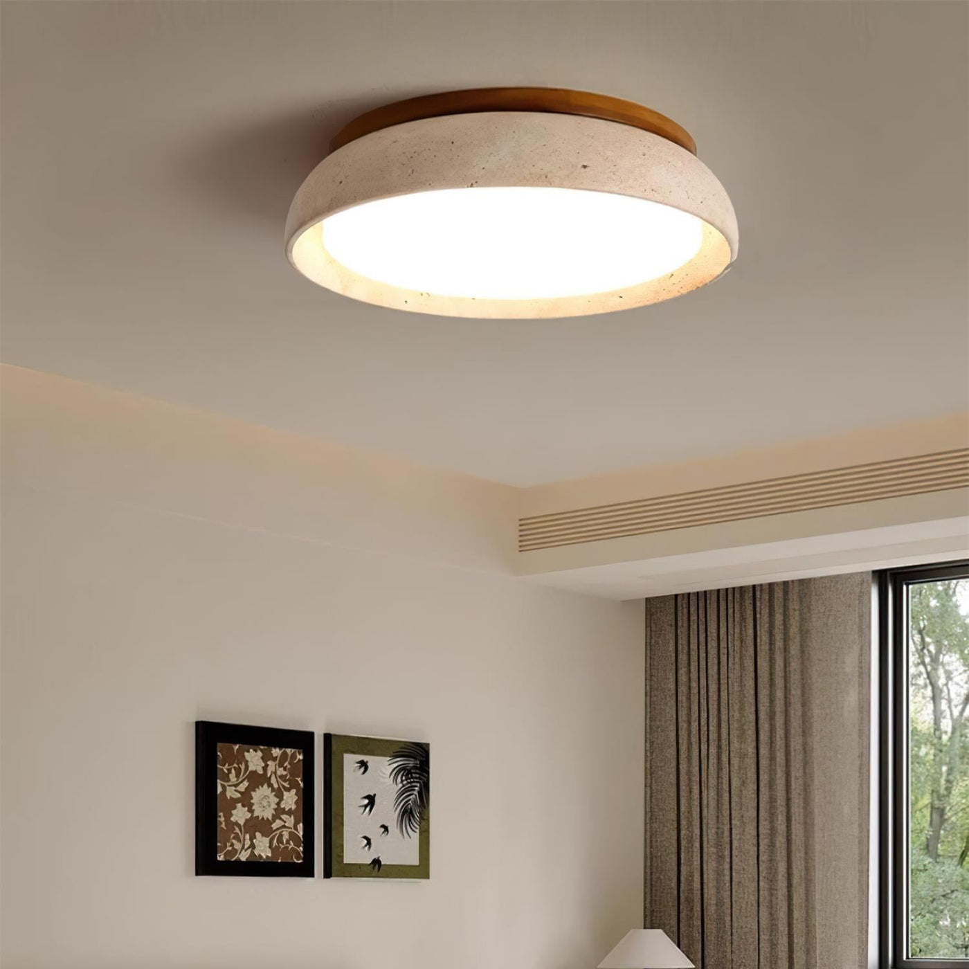Kloris Ceiling Light Piedra Travertine - Neutralighting