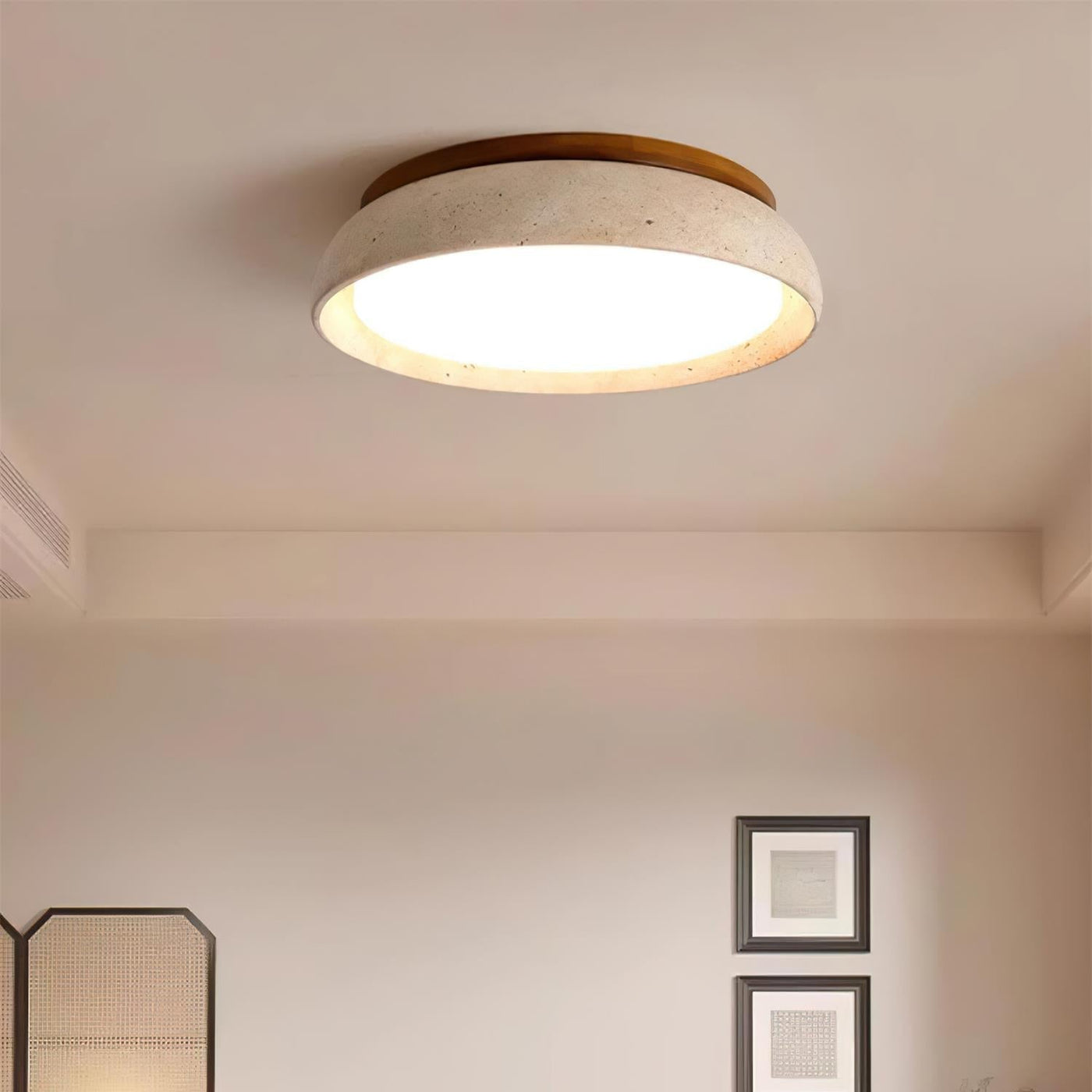 Kloris Ceiling Light Piedra Travertine - Neutralighting