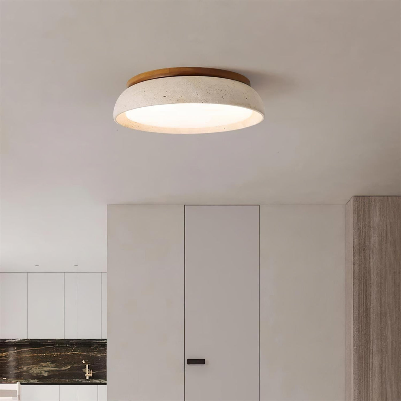 Kloris Ceiling Light Piedra Travertine - Neutralighting