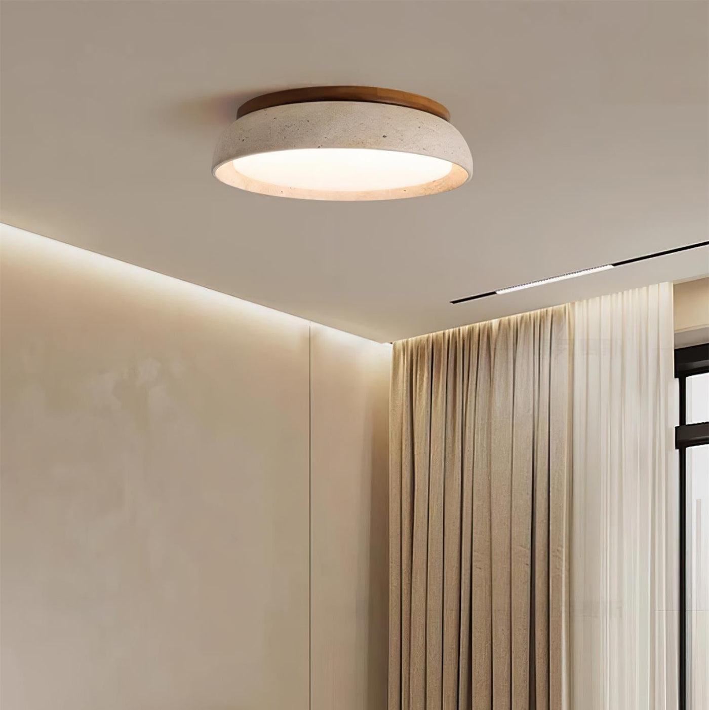 Kloris Ceiling Light Piedra Travertine - Neutralighting