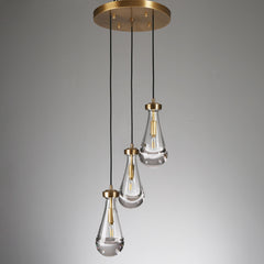 Rachael Round Pendant Light 14" Brass