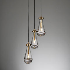 Rachael Round Pendant Light 14" Brass