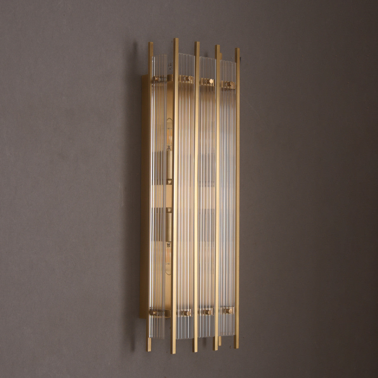 Radiant Brass wall sconce
