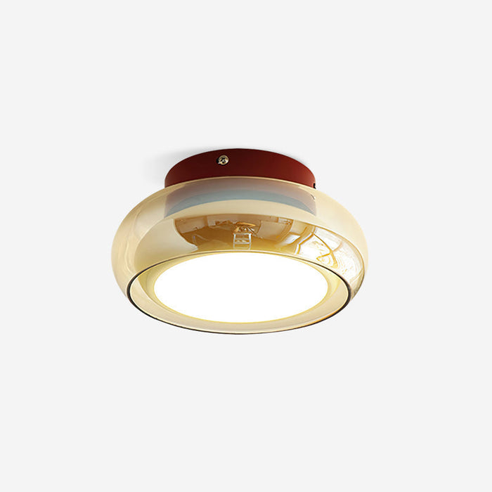June Retro Glass Flush Mount Ceiling Light - Neutralighting