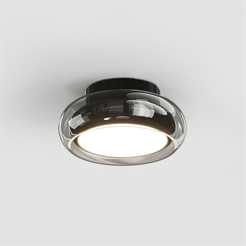 June Retro Glass Flush Mount Ceiling Light - Neutralighting