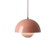 Pendant Light – Half-sphere, matte finish with a Scandinavian design for the dining room or living room